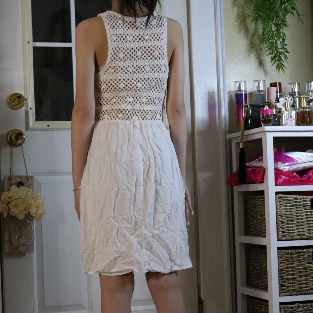 Crotchet Top Mini Dress - Picture 4 of 4